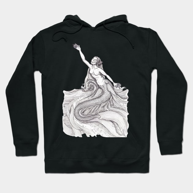 Mermaids jump Hoodie by HintermSpiegel